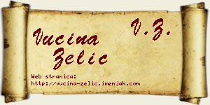 Vucina Zelić vizit kartica
